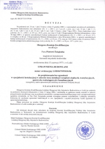 Uprawnienia projektowe str.1